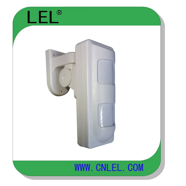 Outdoor waterproof motion detector with PIR and microwave